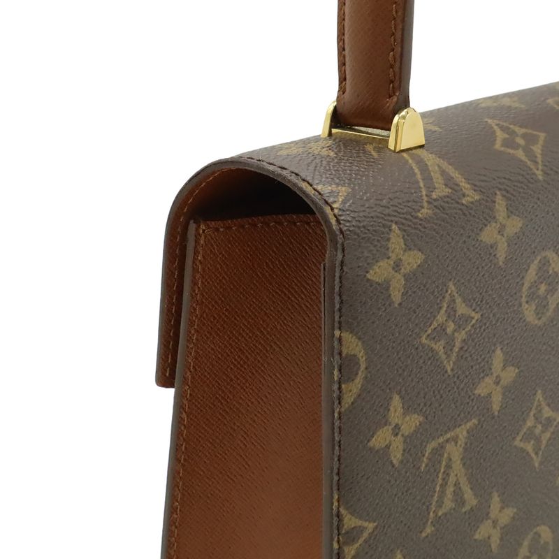 Louis Vuitton Monogram Malesherbes Handbag Flap Bag — view 6