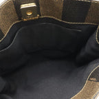 Fendi Pekan Handbag 3-Way Shoulder Tote Backpack Rucksack Leather Khaki — view 9