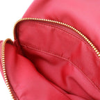 Prada Handbag Bucket Bag Drawstring 2-Way Shoulder Nylon Leather Pink — view 9