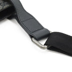 Gucci GG Canvas Shoulder Bag Crossbody Leather Dark Gray Black Outlet — view 9