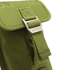 Gucci Off The Grid Shoulder Bag Smartphone Nylon Canvas Leather Khaki — view 7
