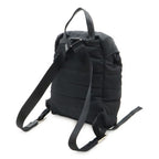 Prada Triangle Logo Backpack Rucksack Sac Quilted Nylon Leather Nero Black — view 3