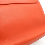 Louis Vuitton Lockme PM Handbag One Handle Leather Orange Red Black — view 9