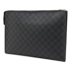 Louis Vuitton Damier Graphite Pochette 24 H Second Bag Clutch — view 3