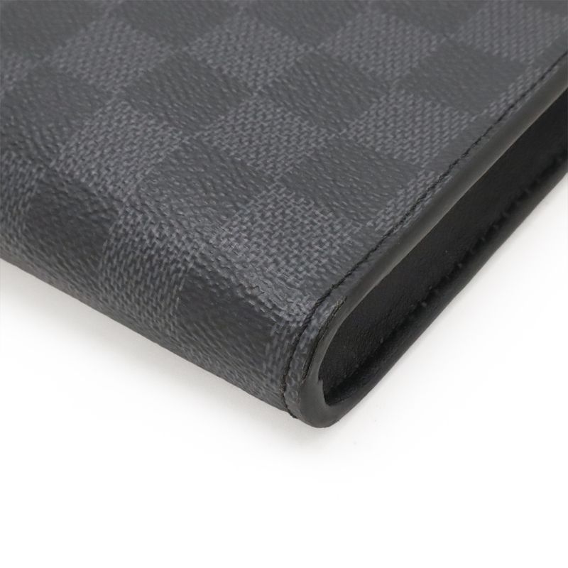 Louis Vuitton Damier Graphite Pochette 24 H Second Bag Clutch — view 4