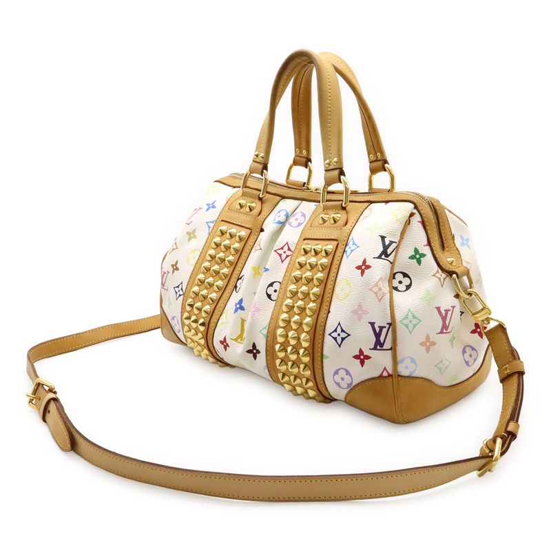 Louis Vuitton Monogram Multicolor Courtney MM Boston Bag Handbag 2-Way — view 3