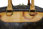 Louis Vuitton Monogram Deauville Handbag Brown Logo Bag — view 5