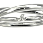 Hermes Chaine Dancre Punk Double Ring Size 53 AG 925 Silver — view 6