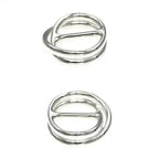 Hermes Chaine Dancre Punk Double Ring Size 53 AG 925 Silver — view 5
