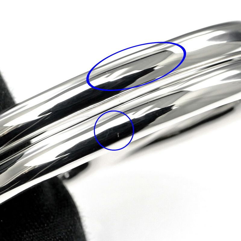 Hermes Chaine Dancre Punk Double Ring Size 53 AG 925 Silver — view 7