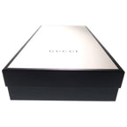 Gucci Interlocking G Hosebit Leather Plaid Tweed Cut Replacement Heel Side Zip — view 6