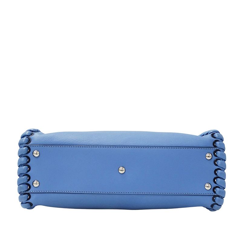 Fendi Bag Shoulder 2-Way Leather Pea Cub Regular Blue — view 4