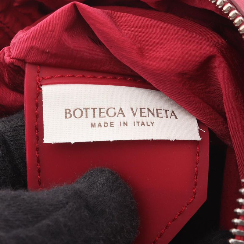Bottega Veneta Shoulder Bag Red Leather — view 5