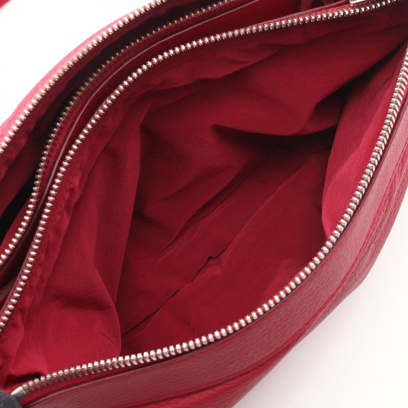Bottega Veneta Shoulder Bag Red Leather — view 4
