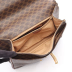Celine Handbag Macadam Da-ninebrown Leather Car — view 4