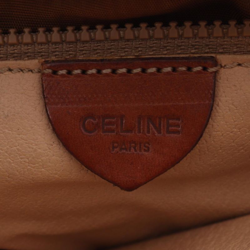 Celine Handbag Macadam Da-ninebrown Leather Car — view 5