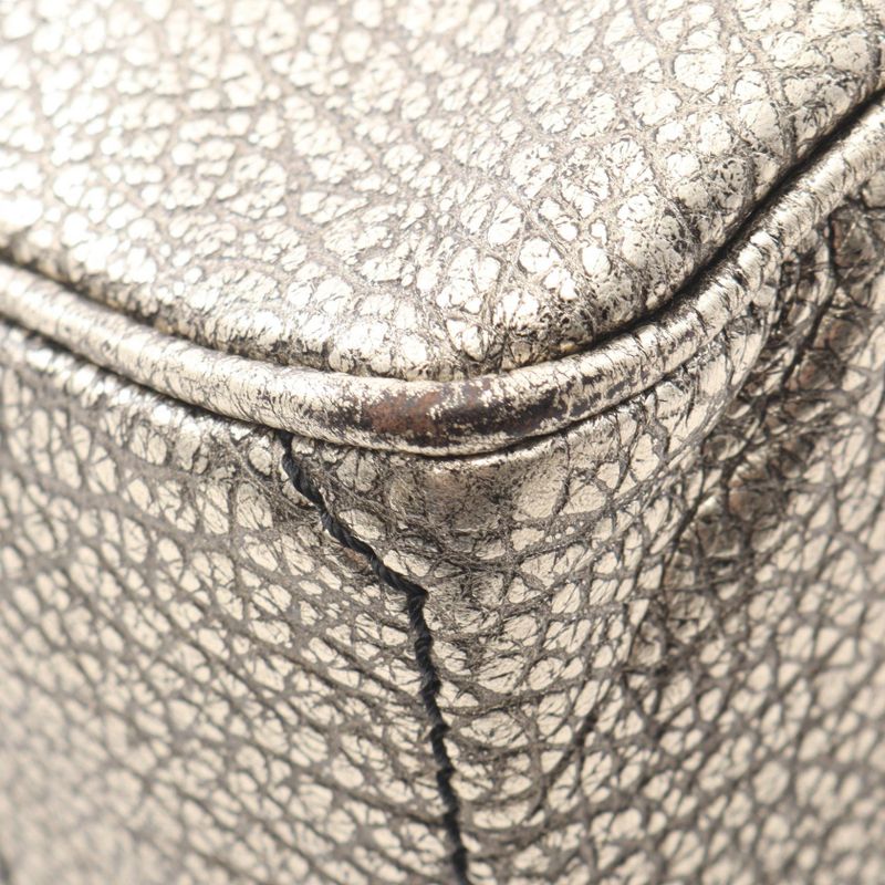 Celine Handbag Boogie Bag Gold Black Leather — view 6