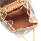 Celine Rucksack Sac Backpack Macadam Dark Brown Leather — view 4