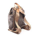 Celine Rucksack Sac Backpack Macadam Dark Brown Leather — view 3
