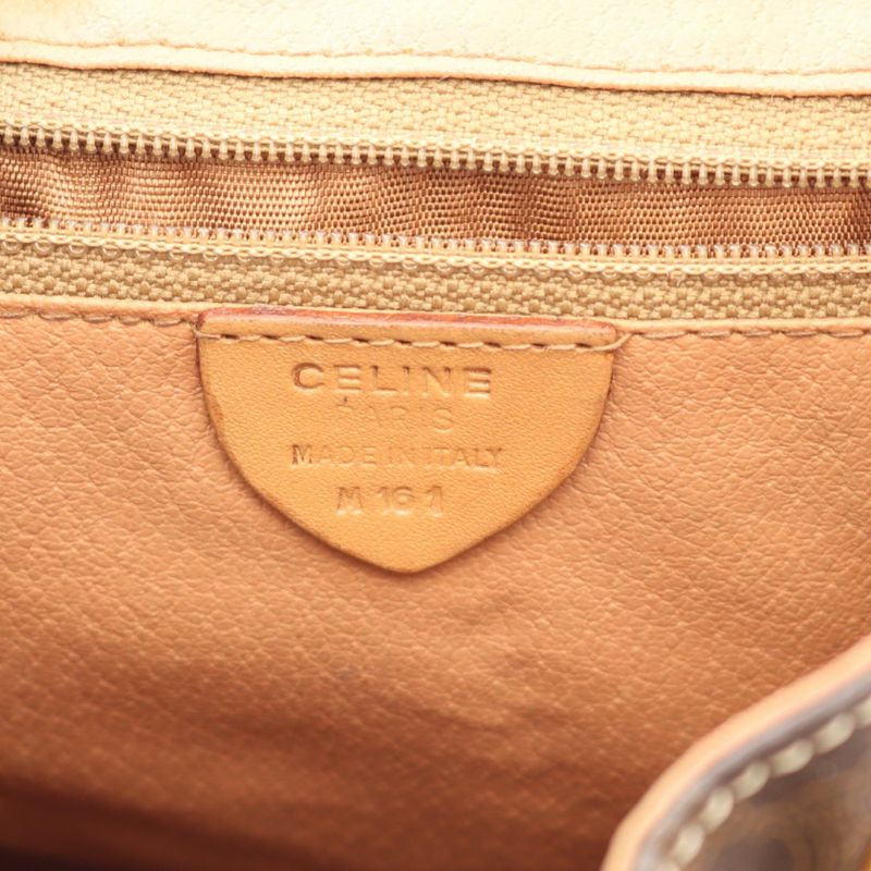 Celine Rucksack Sac Backpack Macadam Dark Brown Leather — view 5