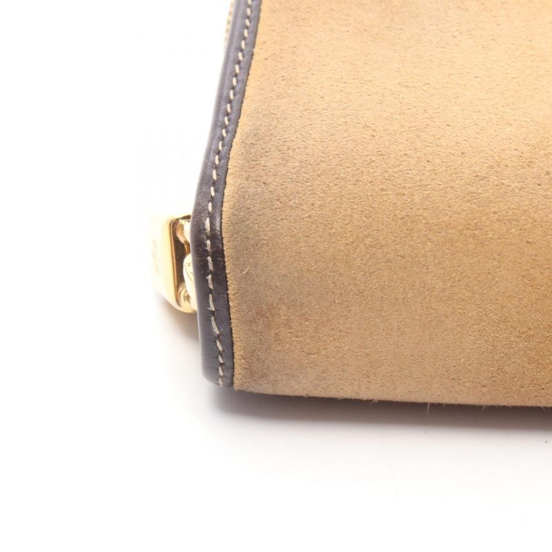 Loewe Round Long Wallet Anagram Light Brown Leather — view 6