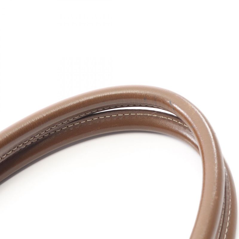 Fendi Tote Bag Zucchino Brown Canvas Leather — view 9