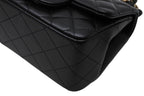 Chanel Mini Quilted 16 S Flap S Chain Shoulder Bag Base CC Logo Lambskin Black — view 6
