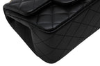 Chanel Mini Quilted 16 S Flap S Chain Shoulder Bag Base CC Logo Lambskin Black — view 7