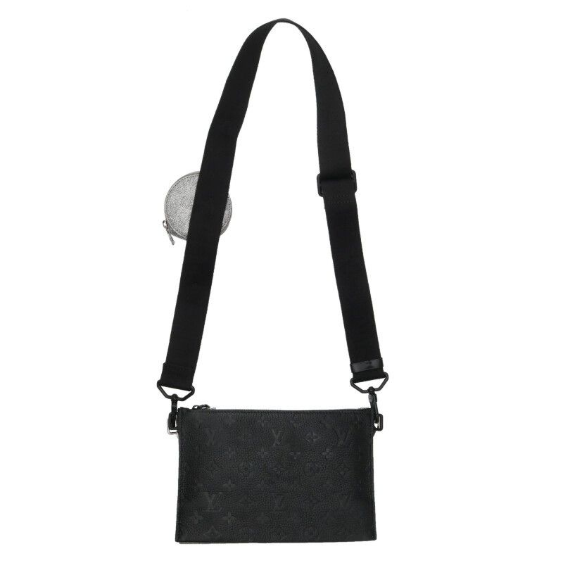 Louis Vuitton Trio Pochi NM Damier Glitter Monogram Taurillon — view 3