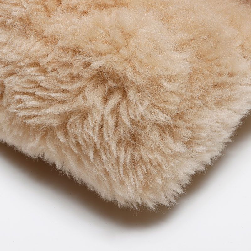 Saint Laurent Yves Clutch Wool Shearling Logo Card Case — view 6