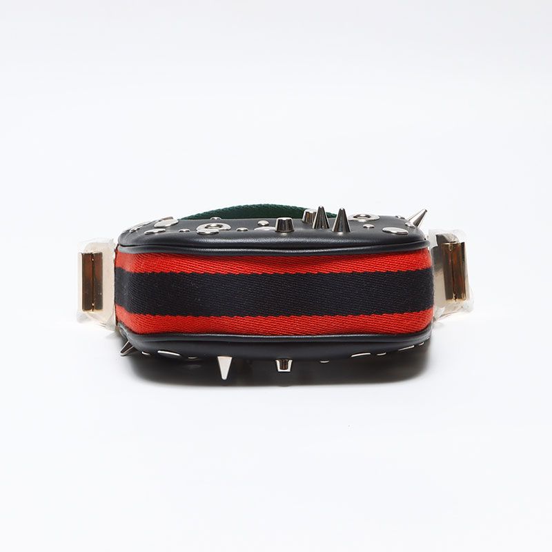 Gucci Mini Shoulder Bag Studded 2-Way Leather — view 7