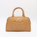 Chanel Boston Bag Caviar Leather CC Logo Mini — view 2