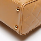 Chanel Boston Bag Caviar Leather CC Logo Mini — view 6