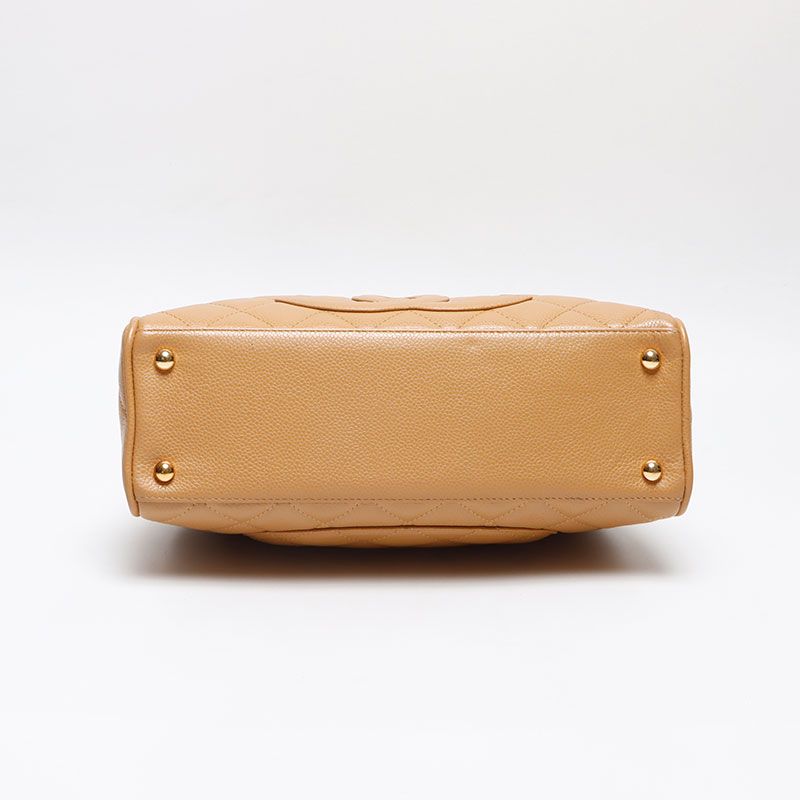 Chanel Boston Bag Caviar Leather CC Logo Mini — view 7