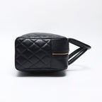 Chanel Boston Bag Caviar Leather CC Logo — view 4