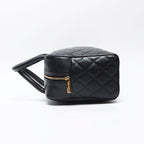 Chanel Boston Bag Caviar Leather CC Logo — view 3