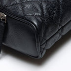 Chanel Shoulder Bag Caviar Leather CC Logo — view 5