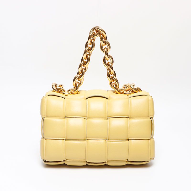 Bottega Veneta Shoulder Bag Nappa Intrecciato Padded Chain Cassette Satchel — view 2
