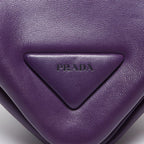 Prada Handbag Nappa Leather Padded Triangle — view 8