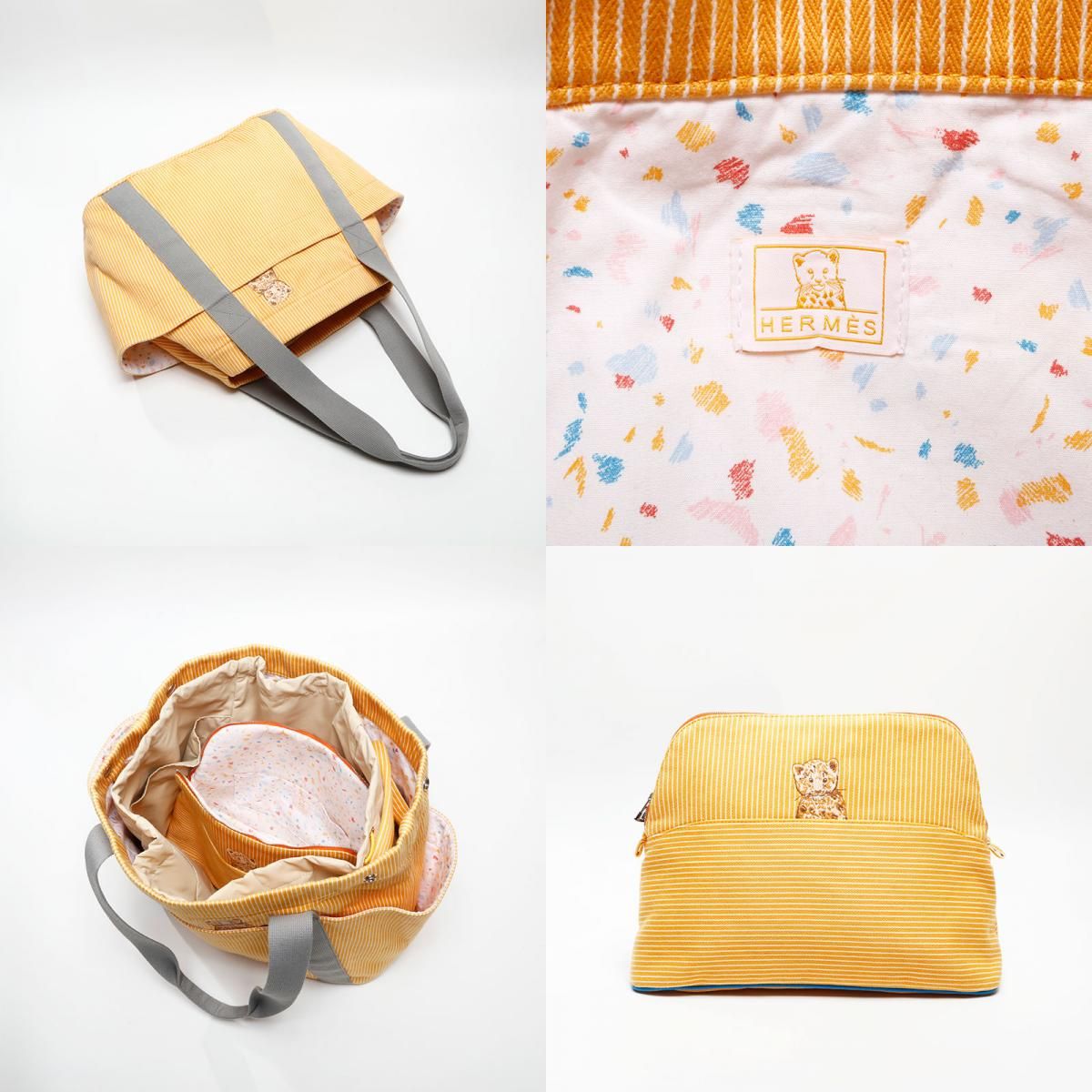 Hermes Tote Mother's Pass Leopard — view 9