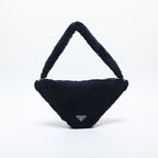 Prada Shoulder Bag Terry Cloth Triangle Pile — view 2