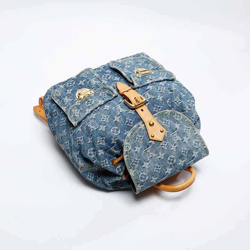 Louis Vuitton Backpack Monogram Denim Sac a Dos GM — view 9