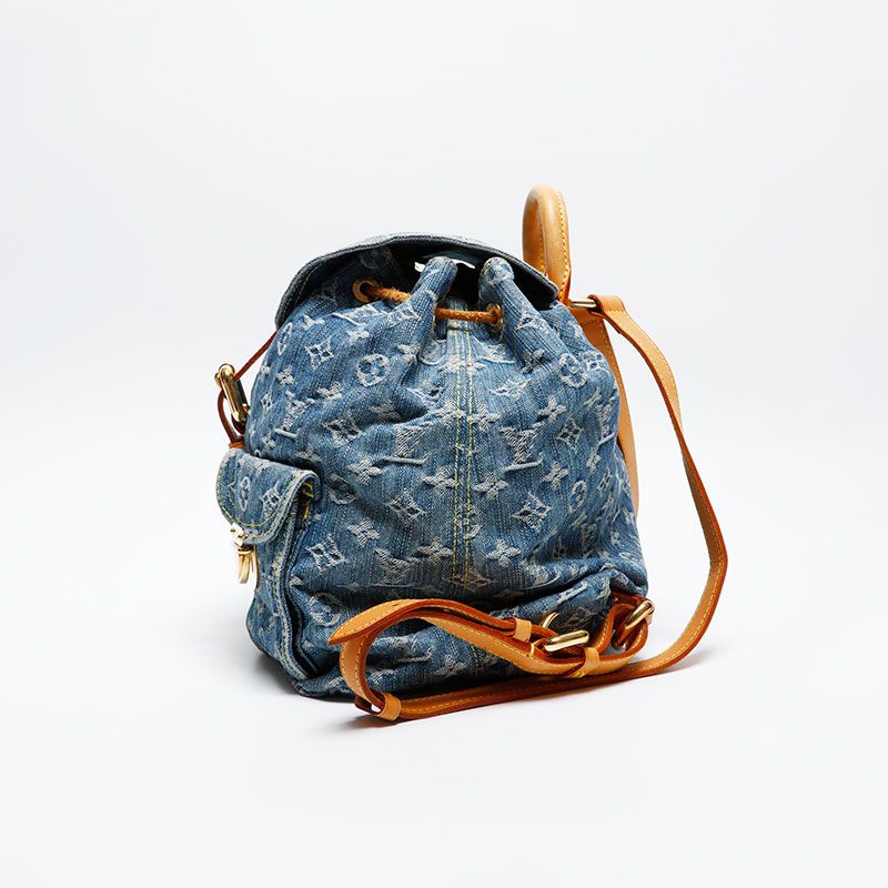 Louis Vuitton Backpack Monogram Denim Sac a Dos GM — view 3