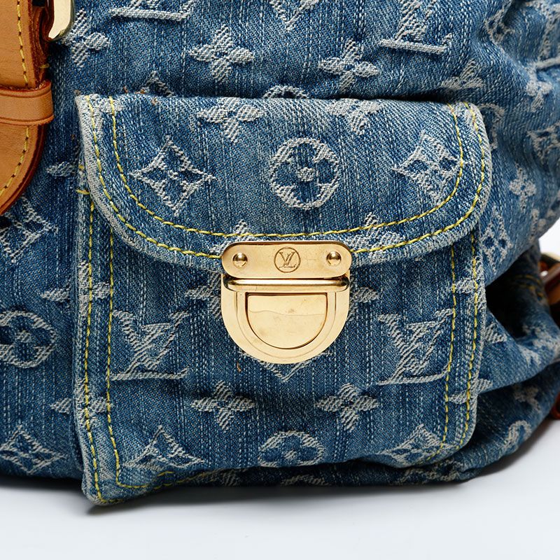 Louis Vuitton Backpack Monogram Denim Sac a Dos GM — view 8