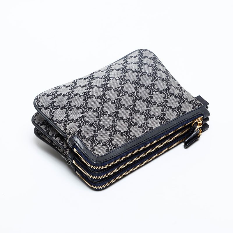 Celine Pouch Macadam Canvas — view 8