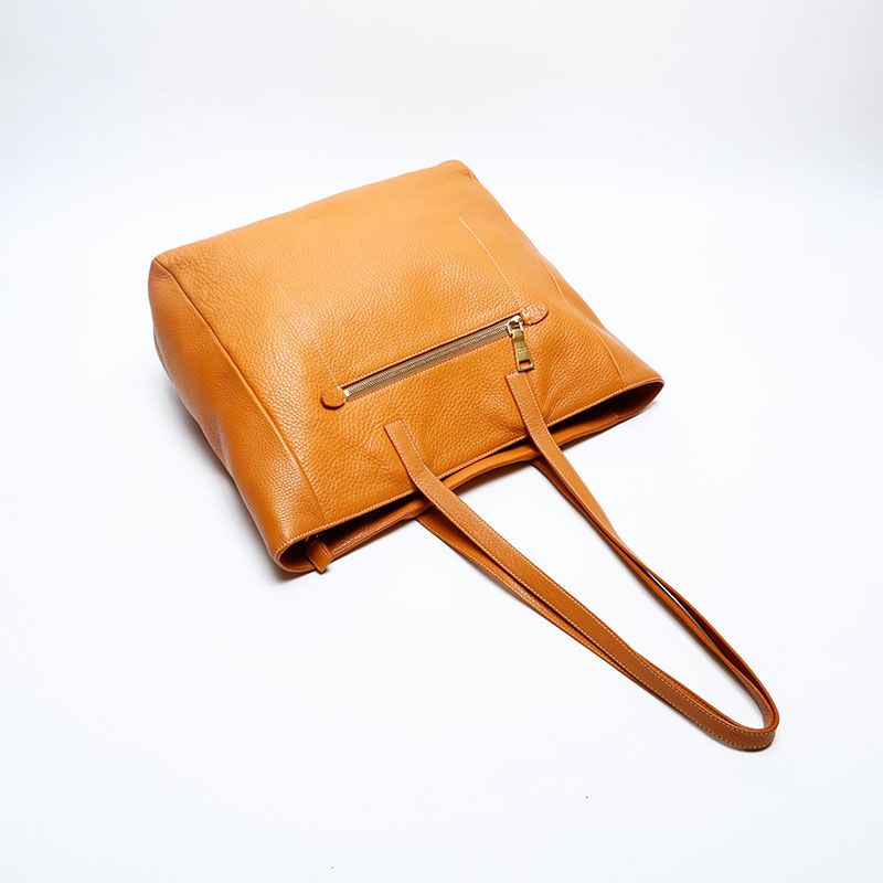 Prada Tote Leather Brown — view 9