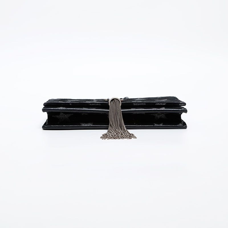 Saint Laurent Yves Shoulder Bag Star Suede Chain Kate — view 7