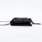 Saint Laurent Yves Shoulder Bag Star Suede Chain Kate — view 3