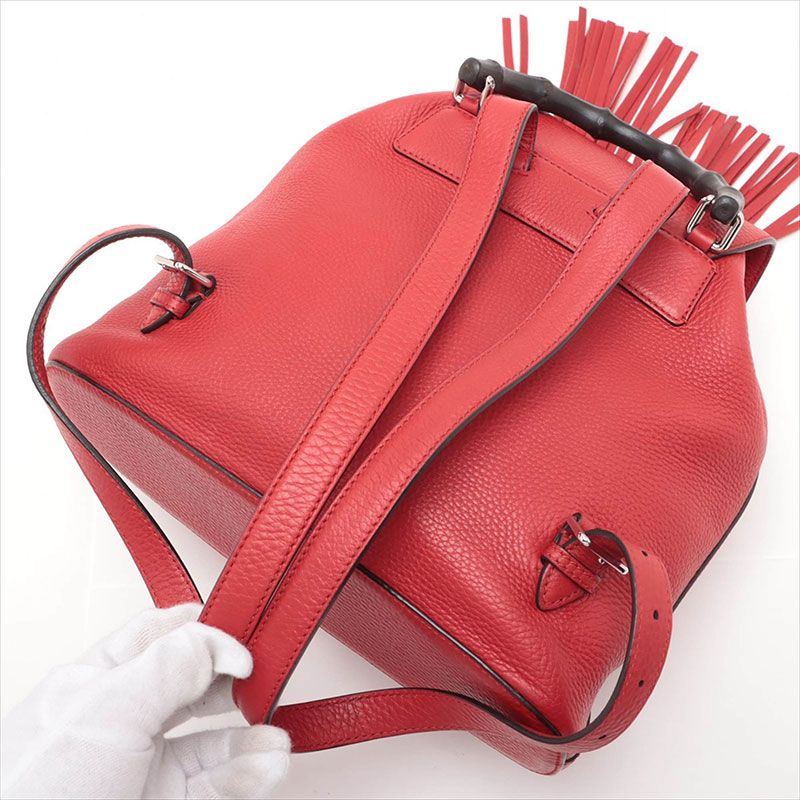 Gucci Backpack Bamboo Leather — view 8