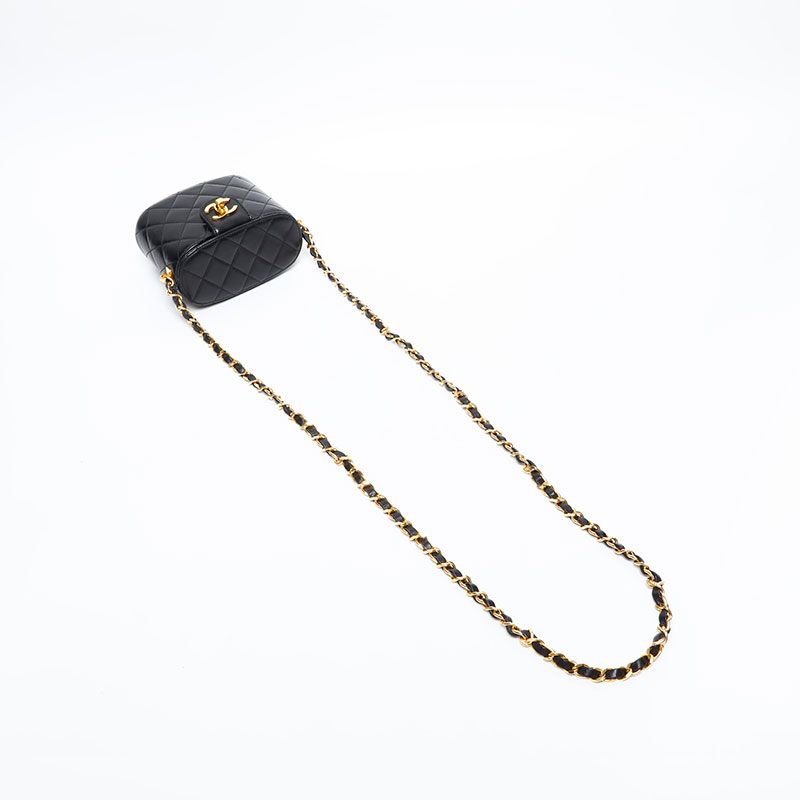Chanel Shoulder Bag Lambskin Chain Vanity — view 9